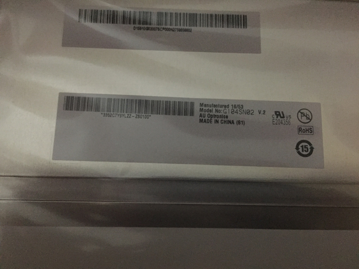 G104SN02 V2 AUO 10.4inch lcd display G104SN02 V.2