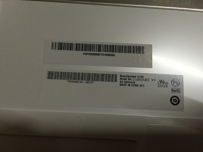 G104SN03 V5  AUO 10.4inch lcd panel G104SN03 V5. 