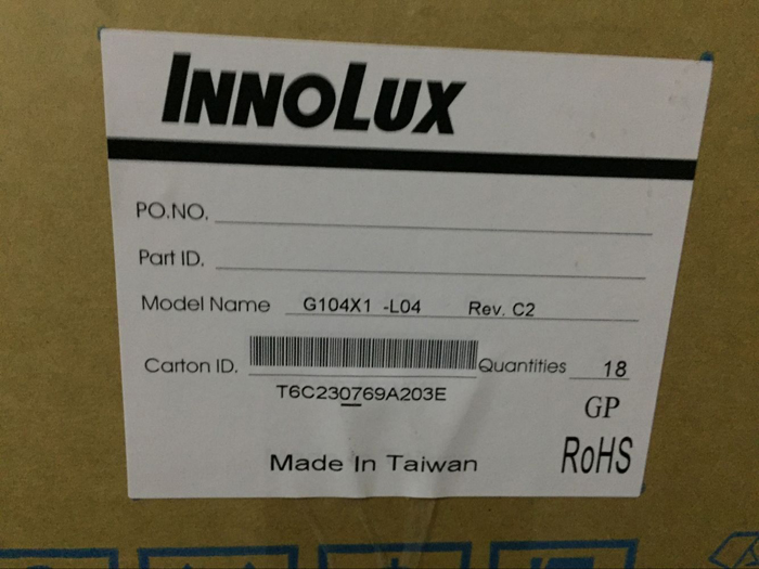 G104X1-L04  Innolux 10.4inch Original lcd panel G104X1 L04 