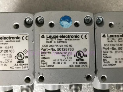LEUZE ELECTRONIC DCR 202I-FIX-M1-102-R3 DALSA original camera