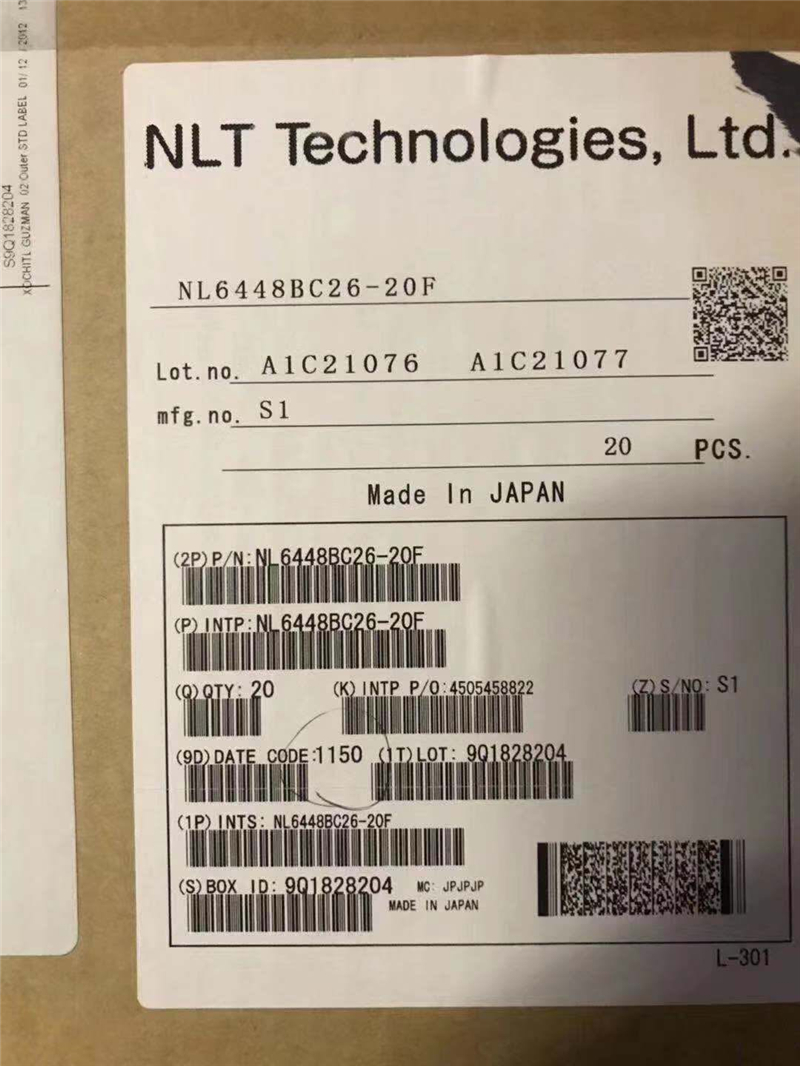 NL6448BC26-02F NEC LCD Display 210pcs in stock