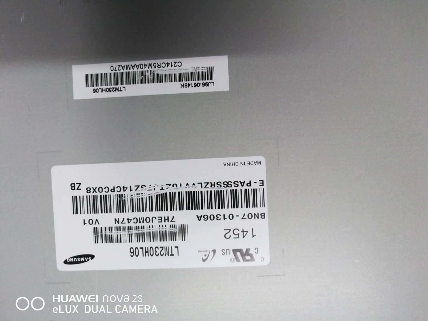 LTM230HL06-V01 SAMSUNG LCD Display