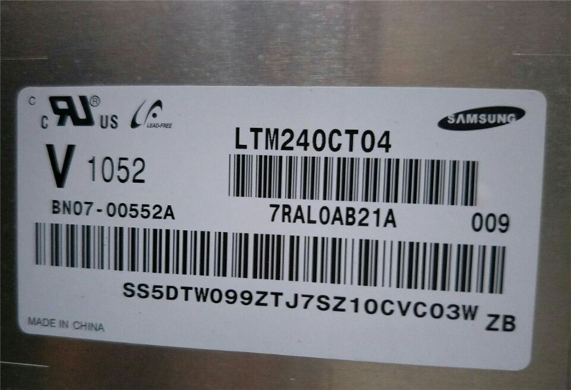 LTM240CT04 SAMSUNG LCD Panel