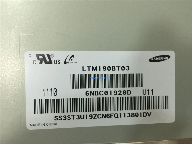 LTM190BT03 SAMSUNG LCD Display