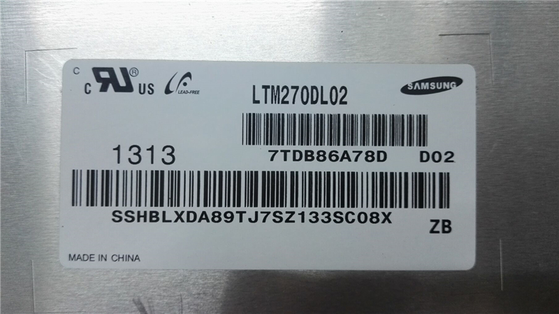 LTM270DL02-D02 SAMSUNG LCD Panel