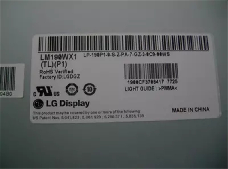 LM190WX1（TL）（P1） 200pcs in stock