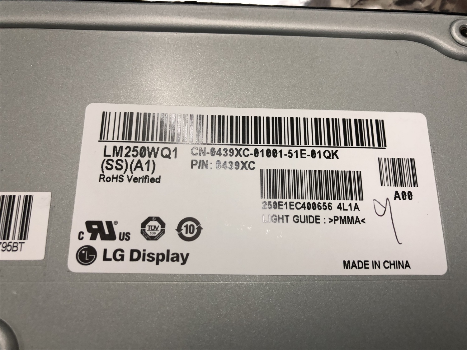 LM250WQ1-SSA1 100pcs new coming