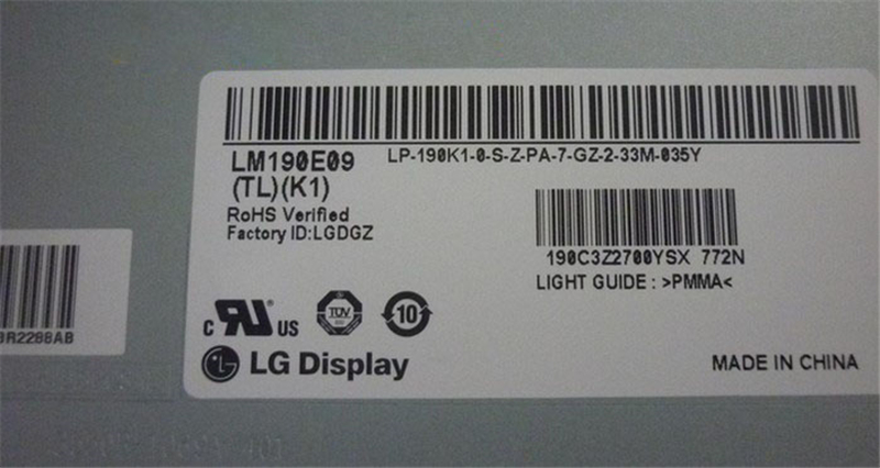 LM190E09-TLK1 100pcs new coming