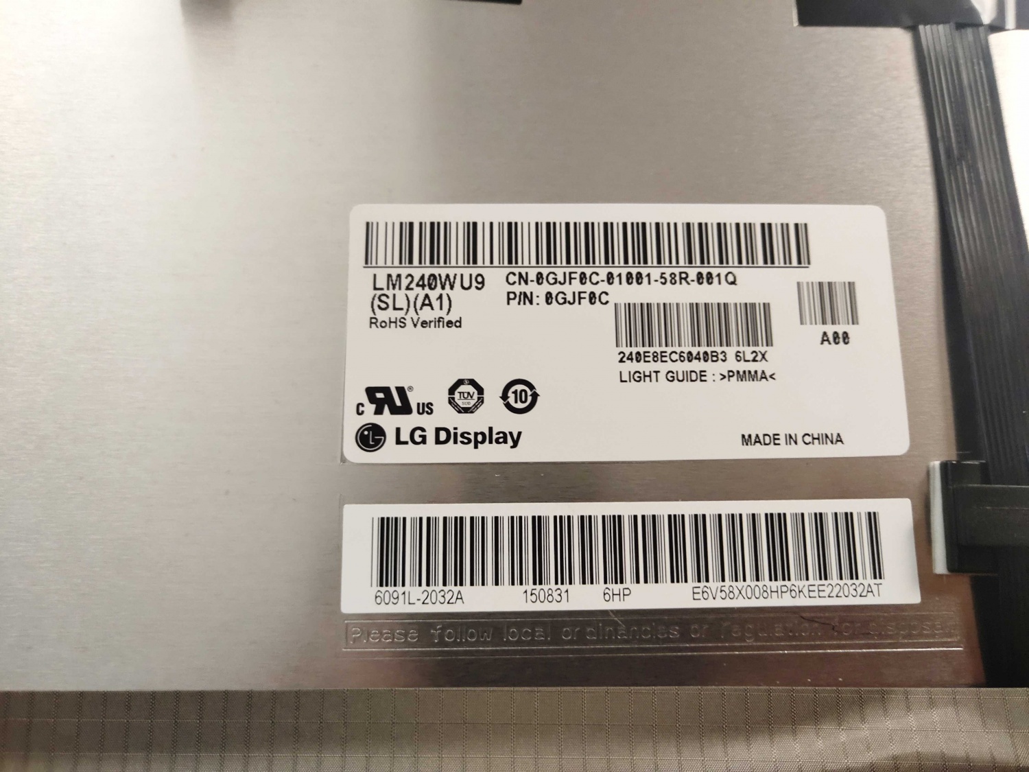 LM240WU9-SLA1 100pcs new coming