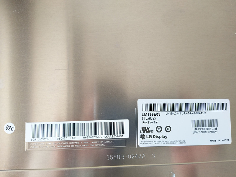 LM190E08-TLL2 160pcs new coming
