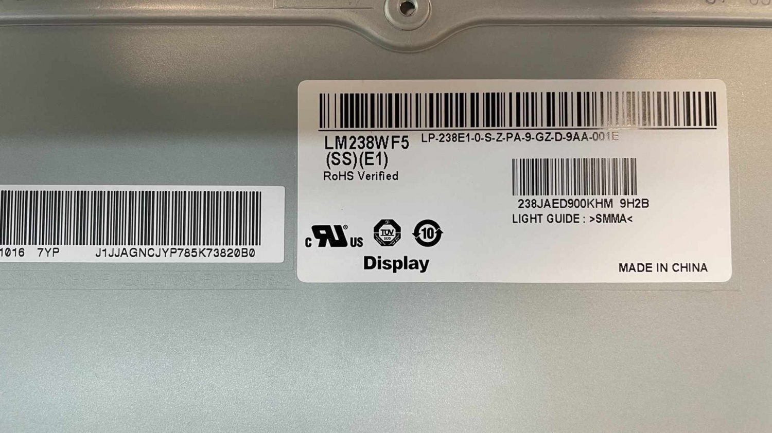 LM238WF5 （SS）（E1） Computer lcd screen （Only for Touch version）