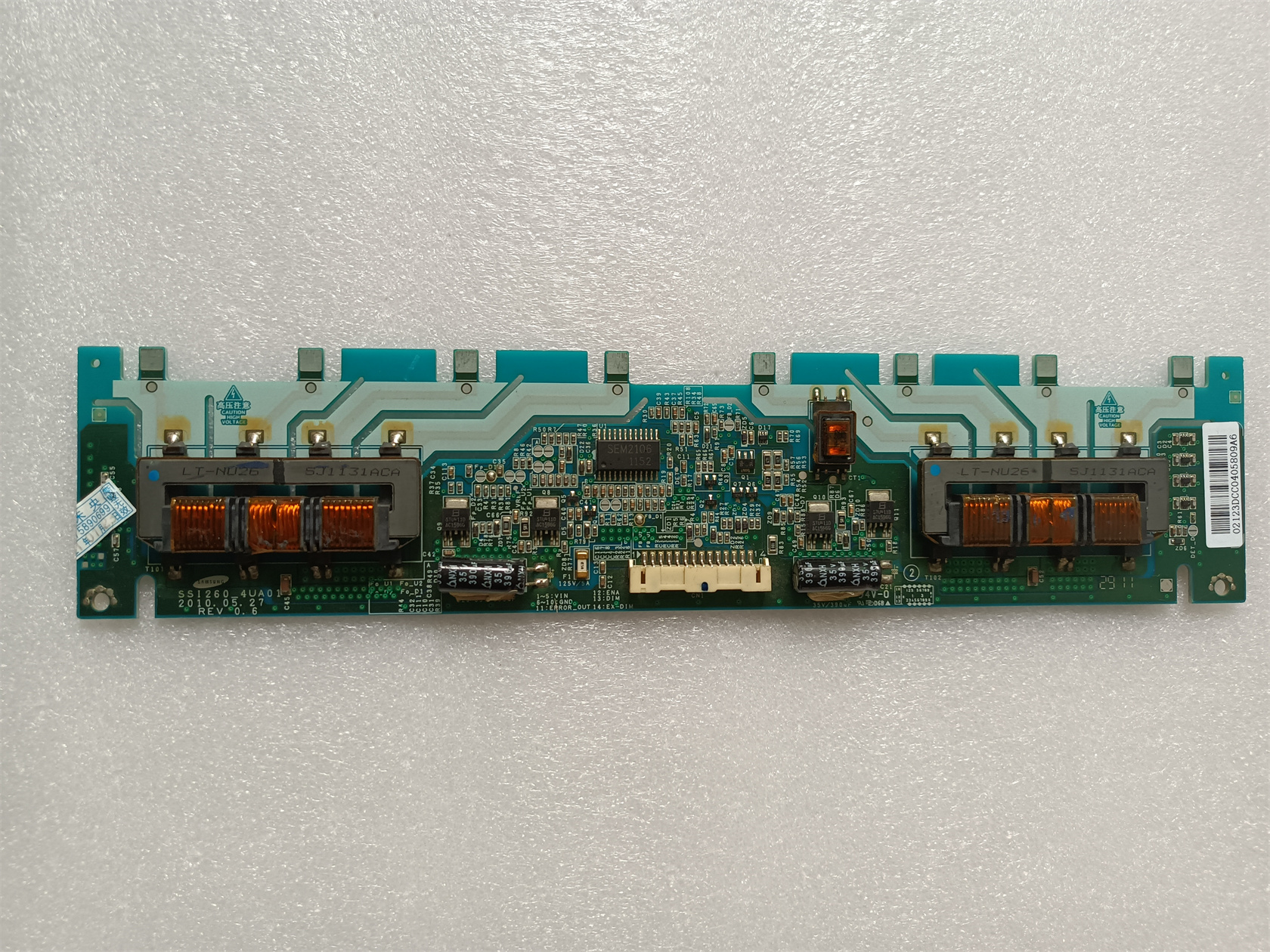 SS1260-4UA01 REV0.5 High voltage board  for Samsung monitor