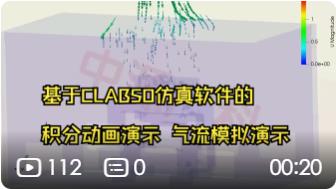 基于CLABSO仿真软件的积分动画演示 气流模拟演示