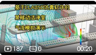 基于CLABSO仿真软件的某移动洁净室 气流模拟演示