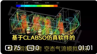 基于CLABSO仿真软件的某医院配药房 空态气流模拟演示