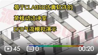 基于CLABSO仿真软件的某移动洁净室 CFD气流模拟演示