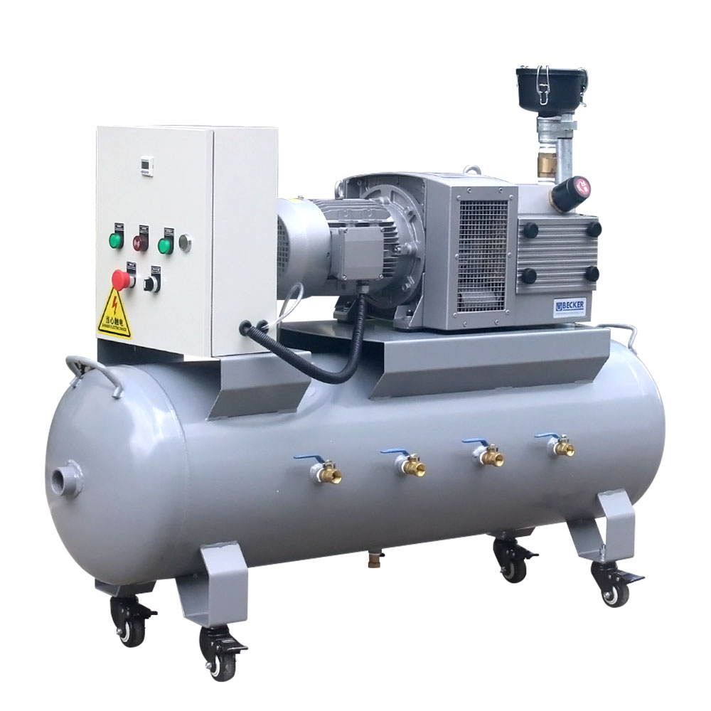 无油旋片真空机组