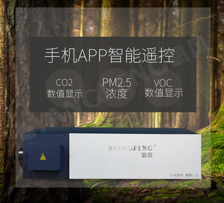 氧风中央吊顶全热交换新风系统机管道式除甲醛雾霾换气空气净化器