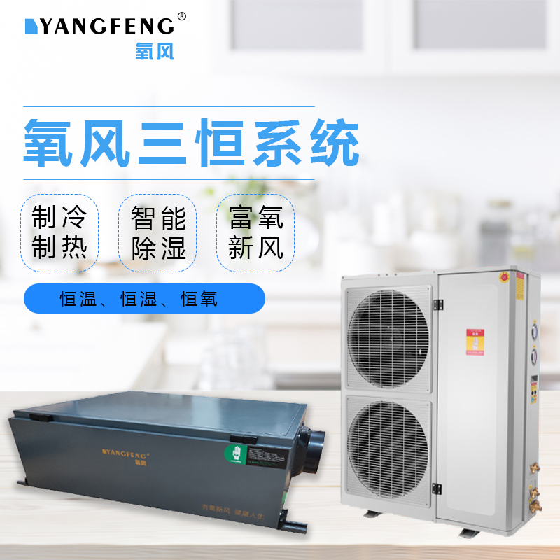 氧风全空气系统别墅恒温恒湿恒氧恒静恒洁智能五恒系统家用地下室新风除湿