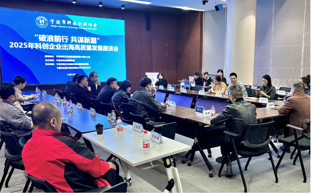 “破浪前行 共谋新篇”2025年科创企业出海高质量发展座谈会顺利举行,nbkjcx.com,u114695.iyz168.com