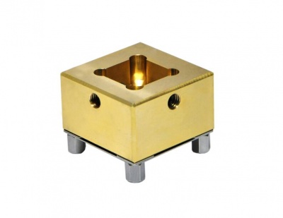 JS-S25.5-S 方型黄铜电极夹持座