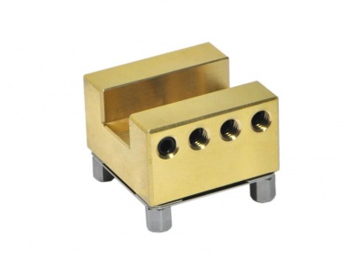 JS-U20.5-S 槽型黄铜电极夹持座