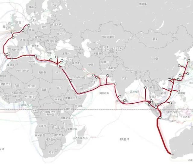 海底光缆地图