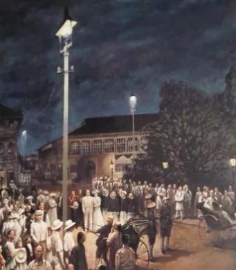 中国第一盏明灯点亮