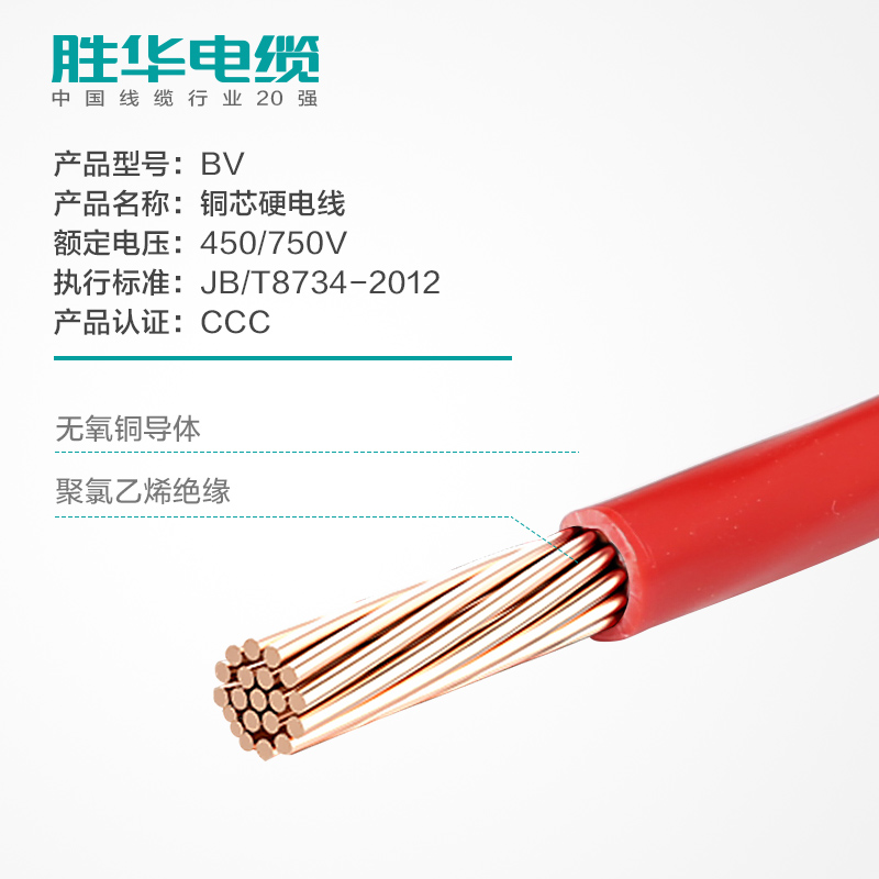 BG大游电线BV-10/16/25平方国标铜芯电线