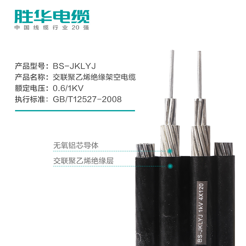 益达注册BS-JKLYJ铝芯联排平行架空电缆线