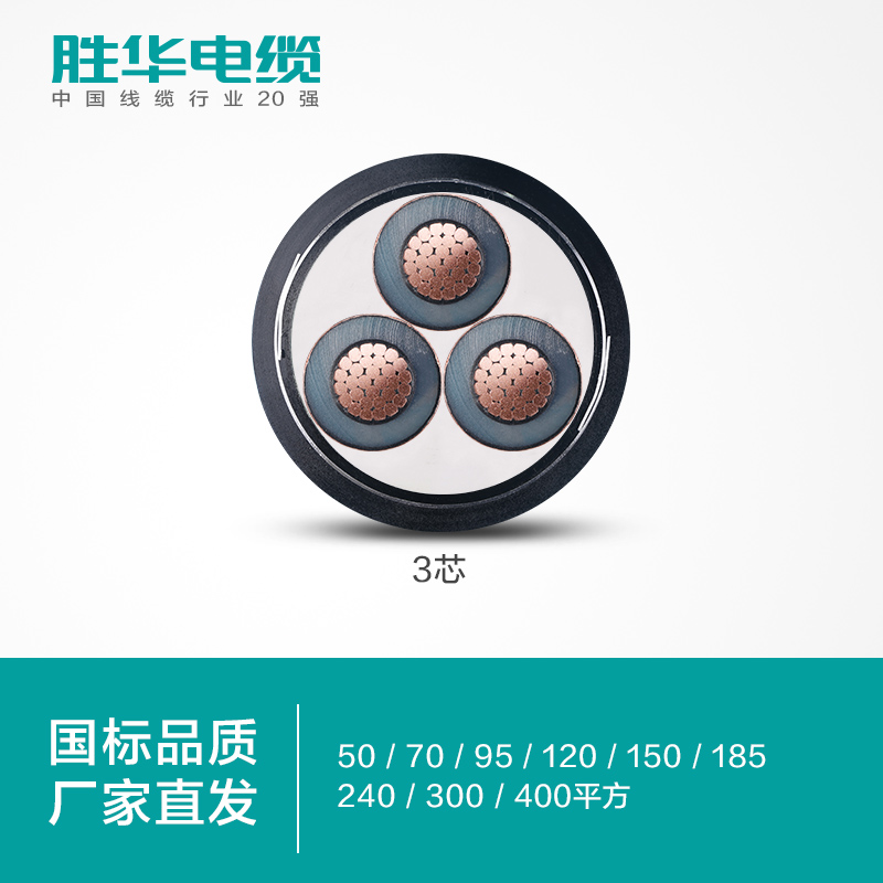 胜华电缆YJV22-21/35KV/高压铠装钢带交联电力电缆线