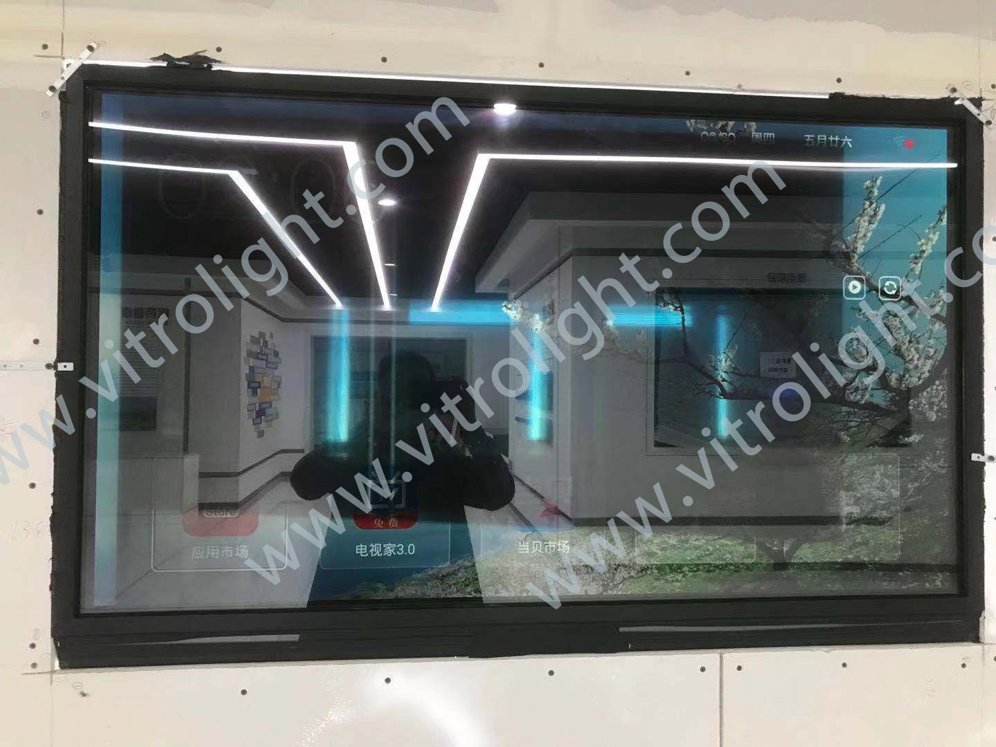 南昌城市规划展览馆55寸透明屏