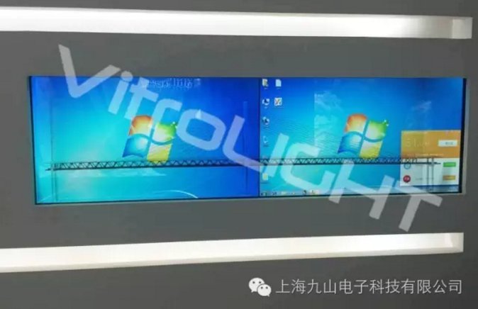 46寸1*2透明液晶拼接