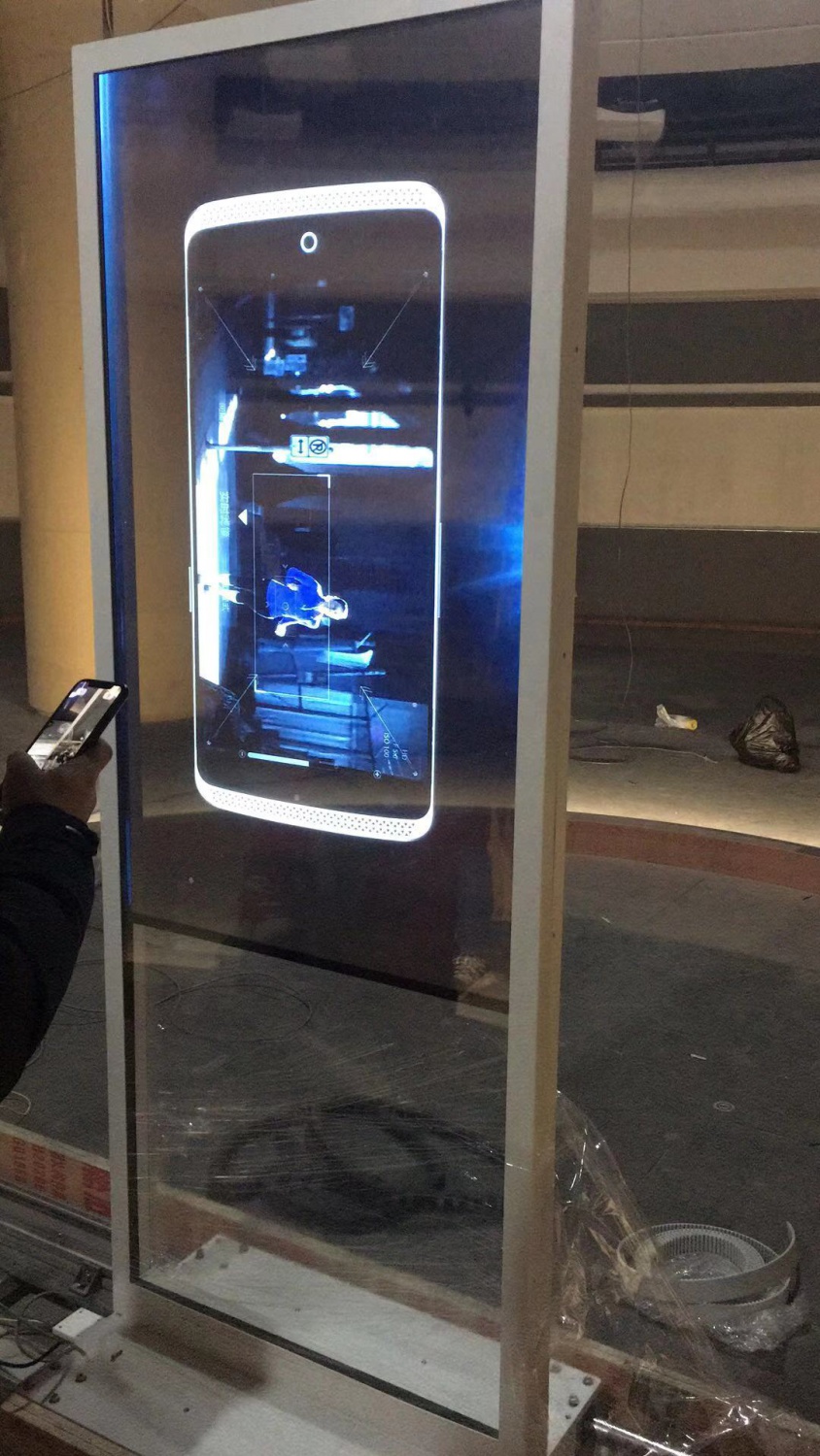山东某展馆滑轨屏