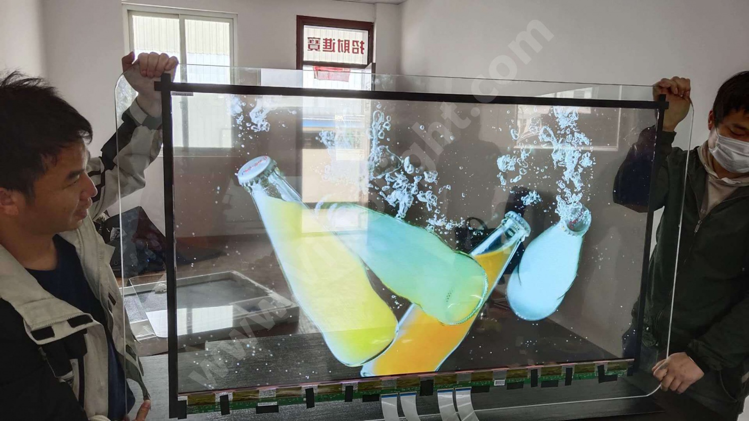 企业会议室橱窗
