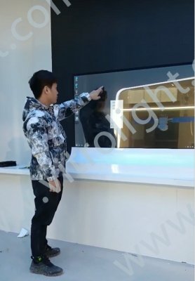 透明OLED-山东滨州科学院触摸一体机项目