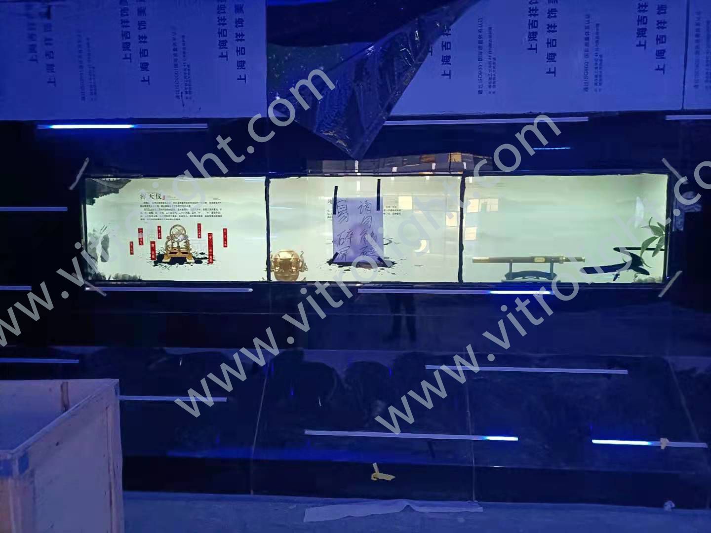 山东劳模工匠精神馆55寸1×3拼接