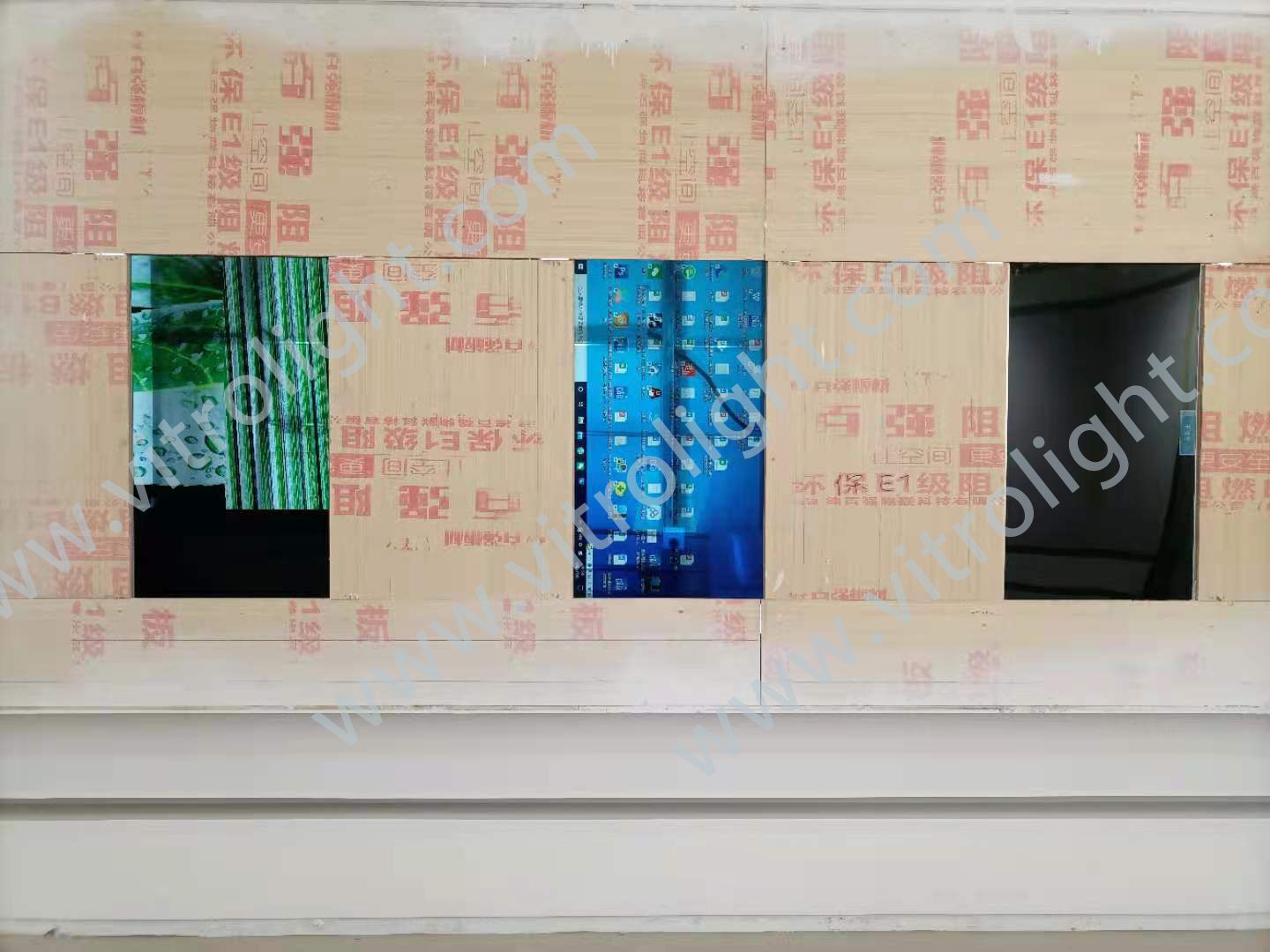 扬州规划馆安装46寸透明屏 