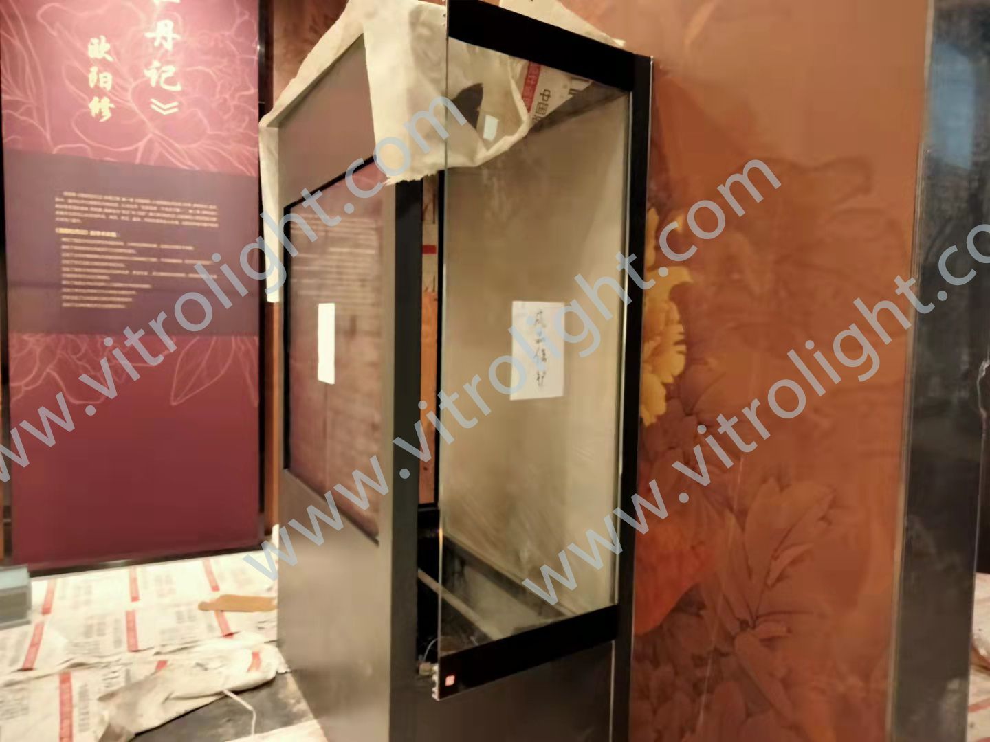 河南洛阳65寸透明屏
