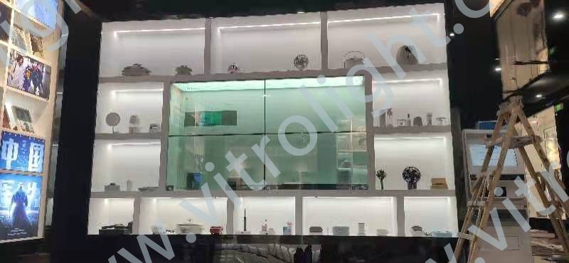 佛山版权中心1*4透明拼接屏