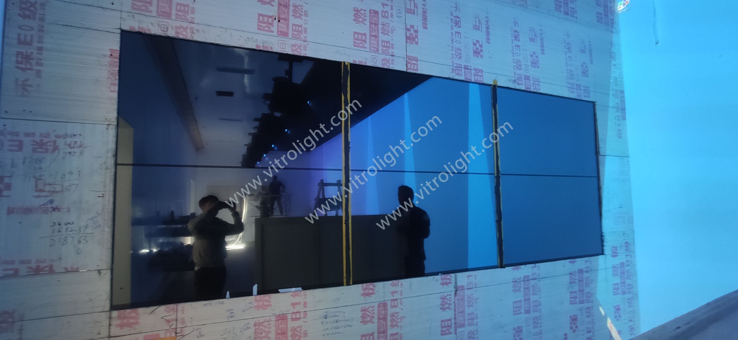长沙市高新区管委会展馆1X4拼接屏