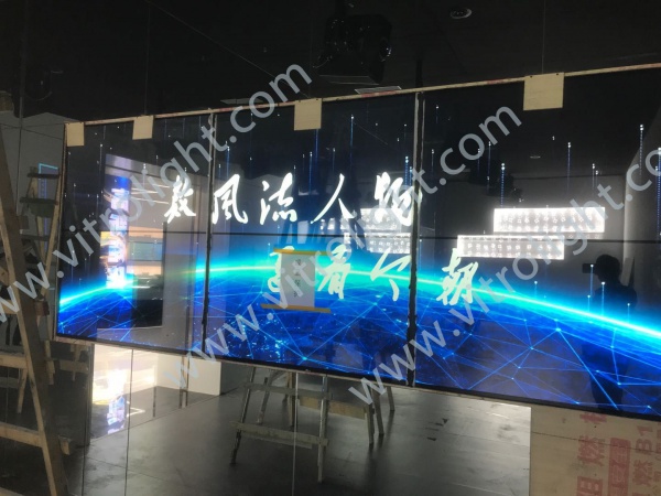 长沙市高新区管委会展馆55透明OLED2x3