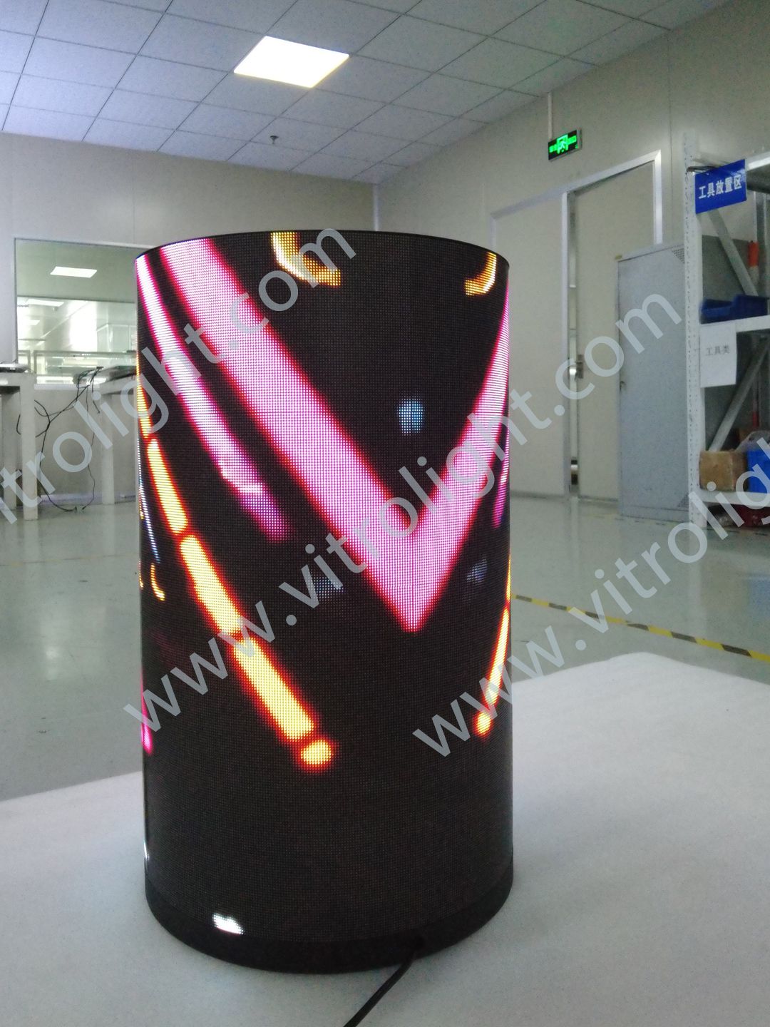 柱形led
