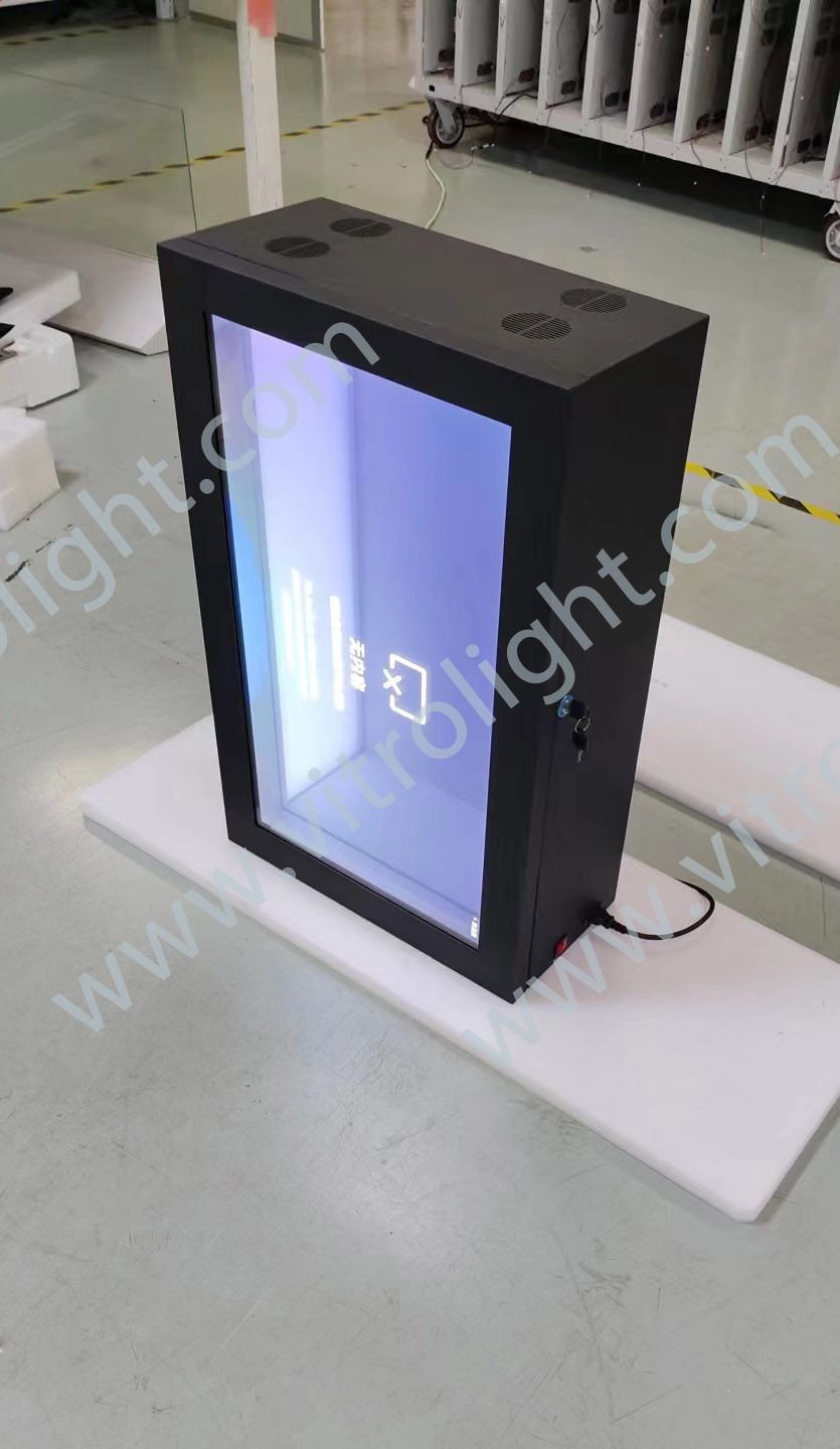 32寸透明液晶展示柜