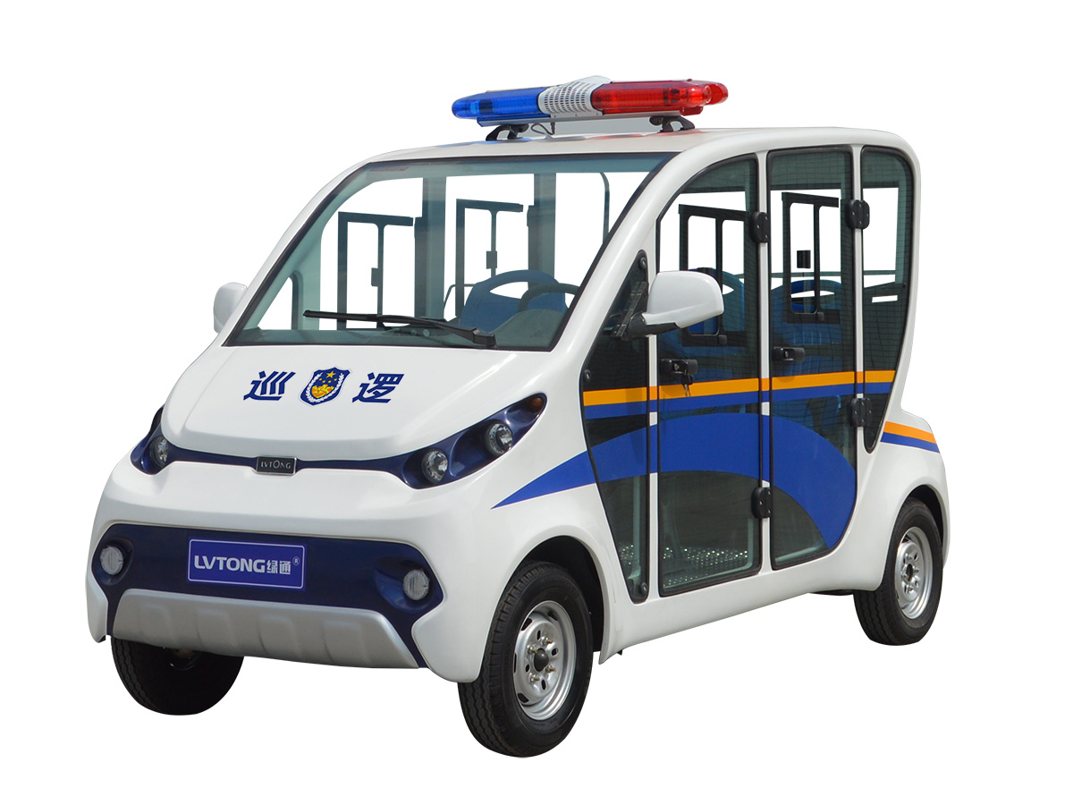四人座封闭式电动巡逻车