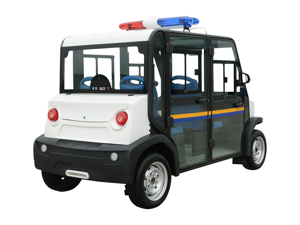 四人座封闭式电动巡逻车