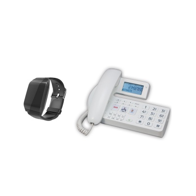 Senior Phone with Wrist Mobility Sensor