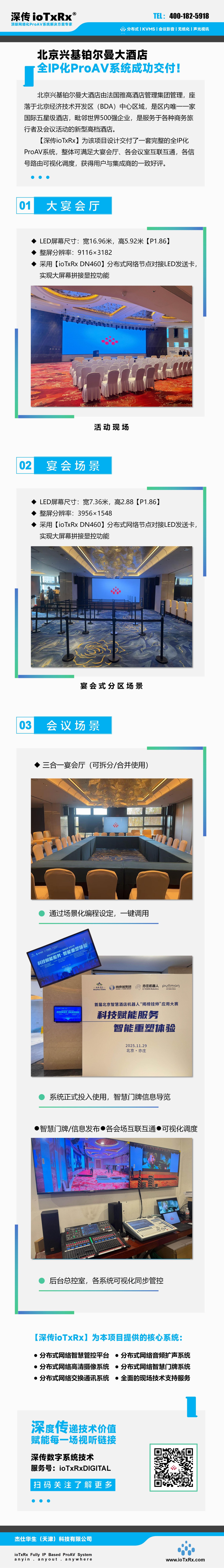 北京兴基铂尔曼大酒店全IP化ProAV系统成功交付！