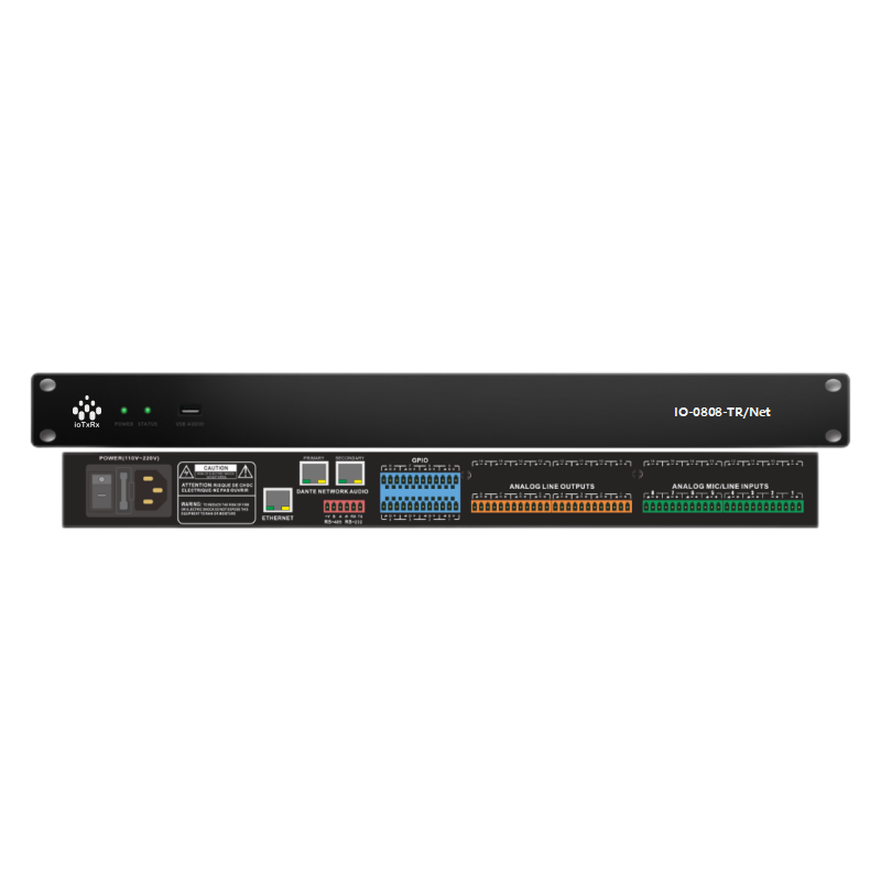 IO-0808-TR/Net 分布式网络音频处理器