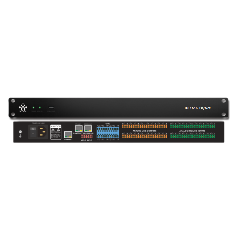 IO-1616-TR/Net 分布式网络音频处理器